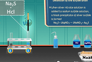 Détection de l'anion sulfure