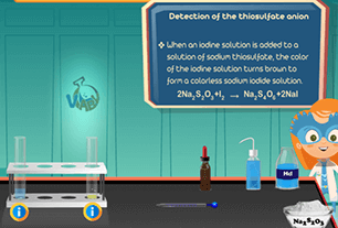 Détection de l'anion thiosulfate