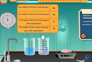 Chewing gum analysis