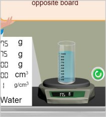 Determine the density of a liquid practically