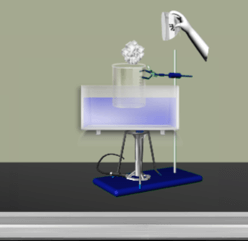 The difference of materials from each other in the melting point