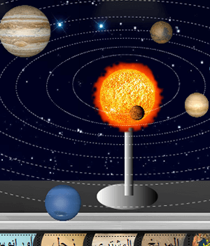 Modell des Sonnensystems