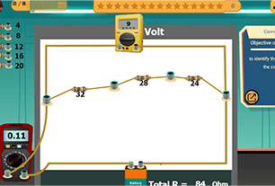 Connect the resistors in series