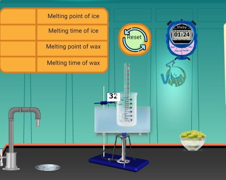 Substances differ from each other in terms of melting point