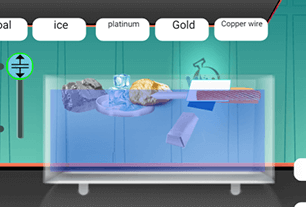 Experience Materials differ from each other in terms of density